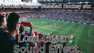 Cheers for sports such as soccer, baseball, basketball, and hockey Sound effects 06 With cheer horns War Yeah!