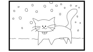 4-panel comic “Winter”