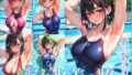 Side of competitive swimsuit