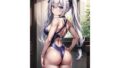 [R-15] CG collection of competitive swimsuit girl showing butt