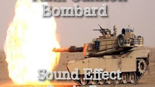 Tanks, cannons, shelling, sound effects! 16 Crisp, enemy hardness, British Sherman type, powerful!