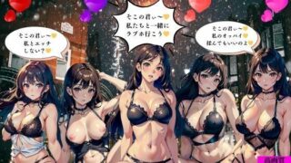 The lewd secret meat of big-breasted garter belt beauties