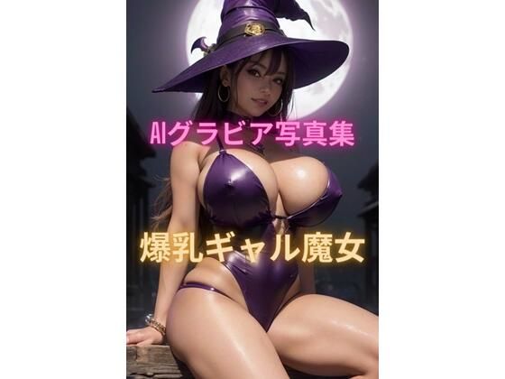 AI gravure photo collection Big breasted gal witch