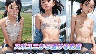 Track and field tournament held rain or shine [Nipples standing, transparent nipples, half-naked track and field girls]