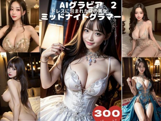 AI Gravure Midnight Glamor 2 Night beauty wrapped in a dress 313 pages