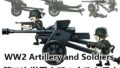 [Game material] Artillery and soldiers of World War II