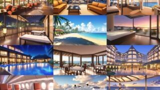 [Anime-style resort background] Copyright-free high-resolution images (100 images)