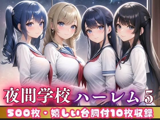 Night School Harem 5 [Super volume of 500 discs, 10 discs with happy lines included]