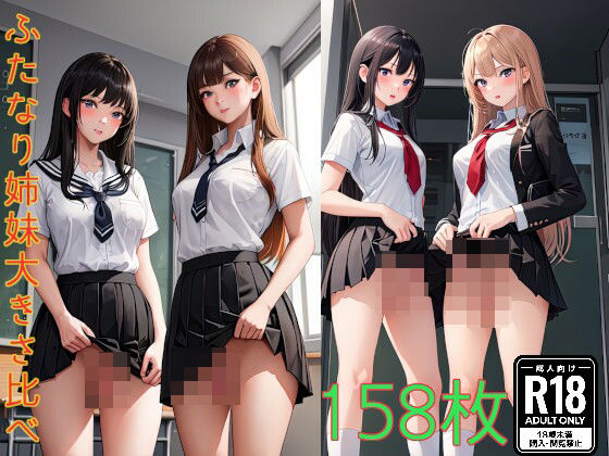 Futanari sisters size comparison