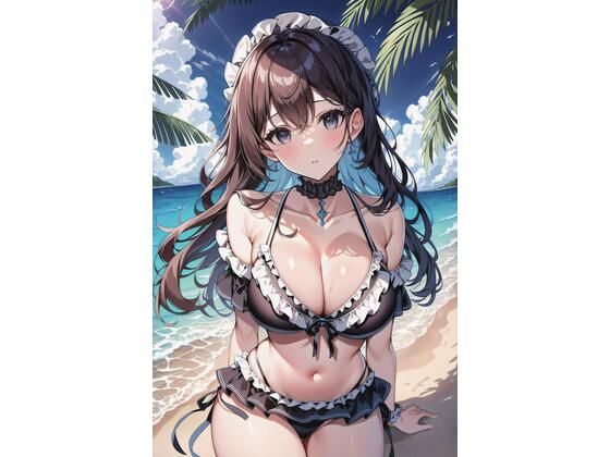 AI Gravure Anime Touch Enchanting Sandy Beach Bikini VOL.2