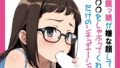 A situation where a girl with glasses makes a disgusted face and sucks 〇〇