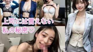 [OL series] My secret that I can’t tell my boss (suit/big breasts/bondage/blowjob)