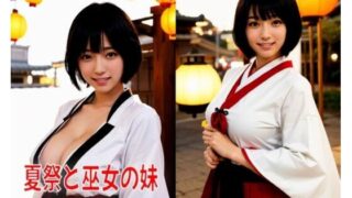 AI gravure photo collection 21 ~Summer Festival and Shrine Maiden’s Sister~