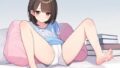 I brought my daughter, who always comes home alone, and made her spread her legs ~ Although her crotch hair hasn’t grown yet…~