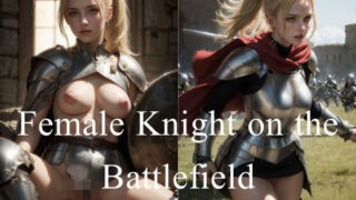 female knight on the battlefield