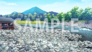 [Background material] Campsite Kawahara (6229_bg06) [With time difference]