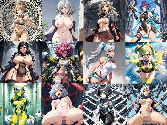 500 sheets, none the same, one-shot single-shot anime image assortment lucky bag erotic CG illustration collection Vol.04